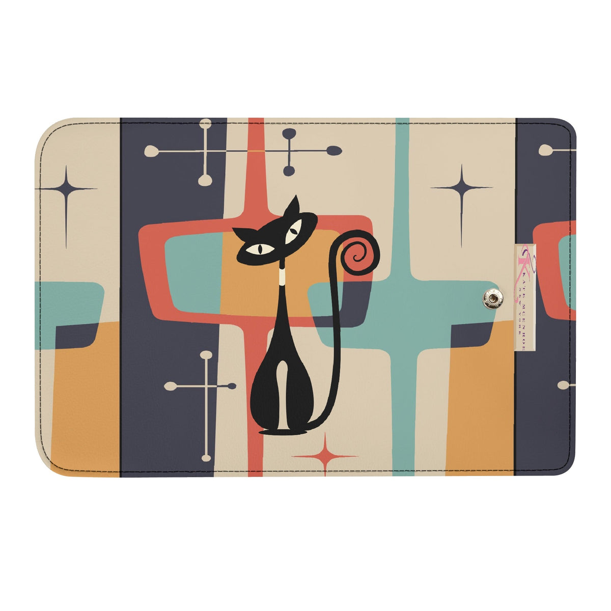 Kate McEnroe New York Atomic Cat 50s Mid Century Modern Trifold Clutch WalletWalletsY5E8GMVN-1