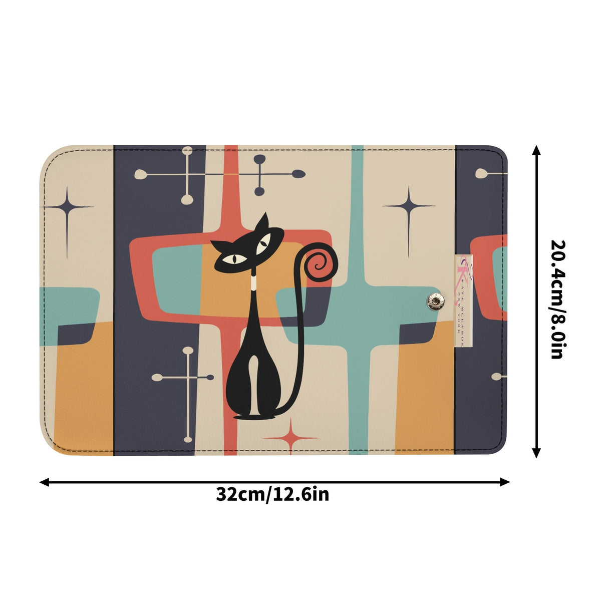 Kate McEnroe New York Atomic Cat 50s Mid Century Modern Trifold Clutch WalletWalletsY5E8GMVN-1