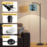 Kate McEnroe New York Atomic Cat Arc Floor Lamp, Mid Century Modern Retro LightingArc Floor LampsRayMMkkHEA