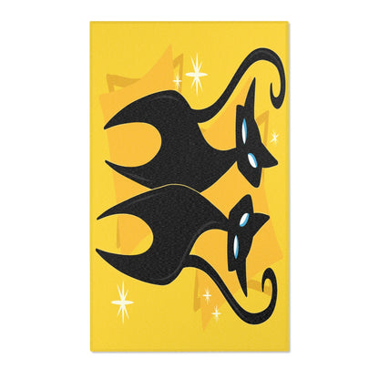 Kate McEnroe New York Atomic Cat Area Rug, Mid Century Modern Starburst, Retro Living Room, Dining Room, Bedroom Decor - KM13769923Rugs16418453856545017300