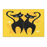 Kate McEnroe New York Atomic Cat Area Rug, Mid Century Modern Starburst, Retro Living Room, Dining Room, Bedroom Decor - KM13769923Rugs28294455744432883243