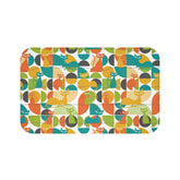 Kate McEnroe New York Atomic Cat Bath Mat, Mid Century Modern Retro Geometric Bathroom RugBath Mats27237991752670463883