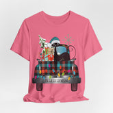 Kate McEnroe New York Atomic Cat Christmas Truck Retro Holiday T-ShirtT-Shirts11118826536073372148