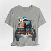 Kate McEnroe New York Atomic Cat Christmas Truck Retro Holiday T-ShirtT-Shirts13066146727696019108