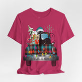 Kate McEnroe New York Atomic Cat Christmas Truck Retro Holiday T-ShirtT-Shirts27025813956042899483