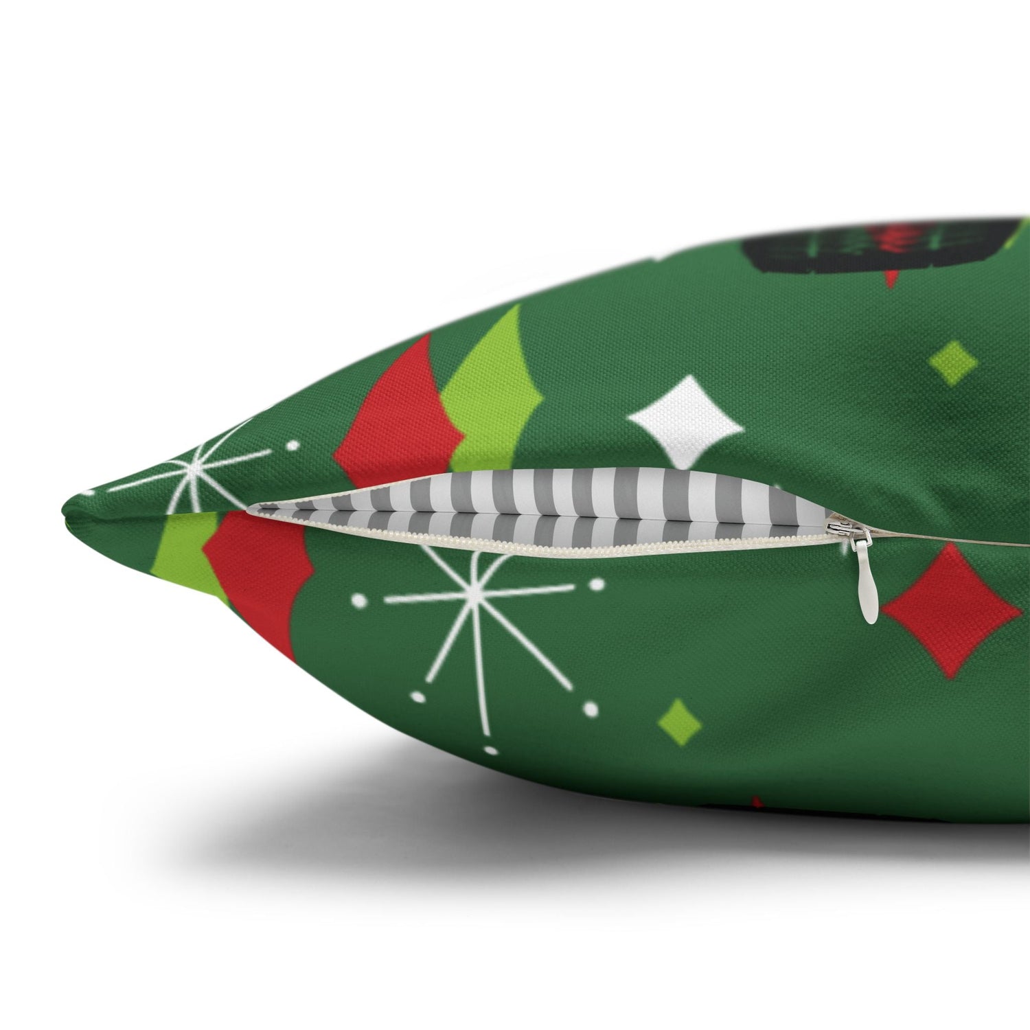 Kate McEnroe New York Atomic Cat Christmas Truck Retro Mid Century Modern Throw Pillow CoverThrow Pillow Covers28475820284630666808