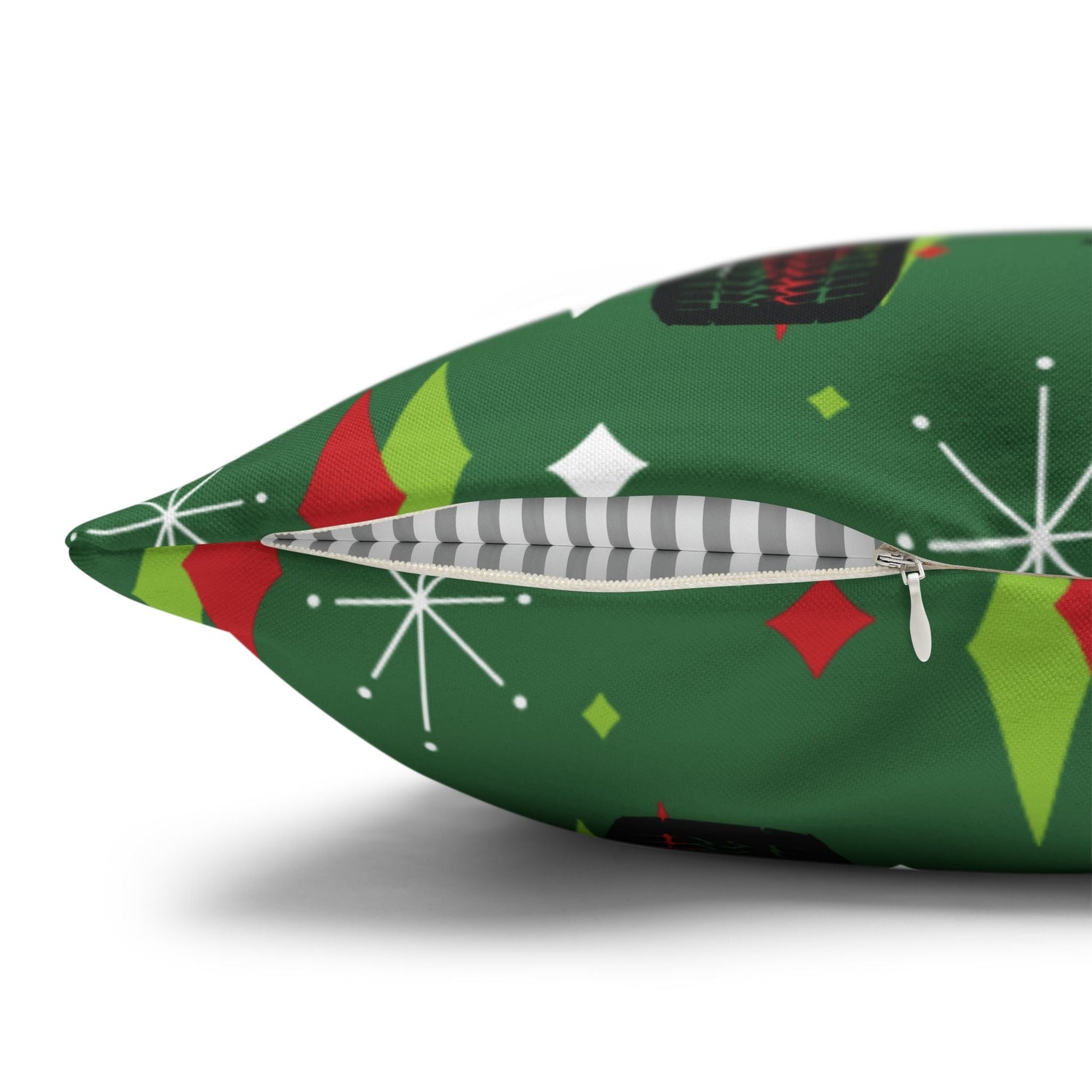 Kate McEnroe New York Atomic Cat Christmas Truck Retro Mid Century Modern Throw Pillow CoverThrow Pillow Covers28475820284630666808