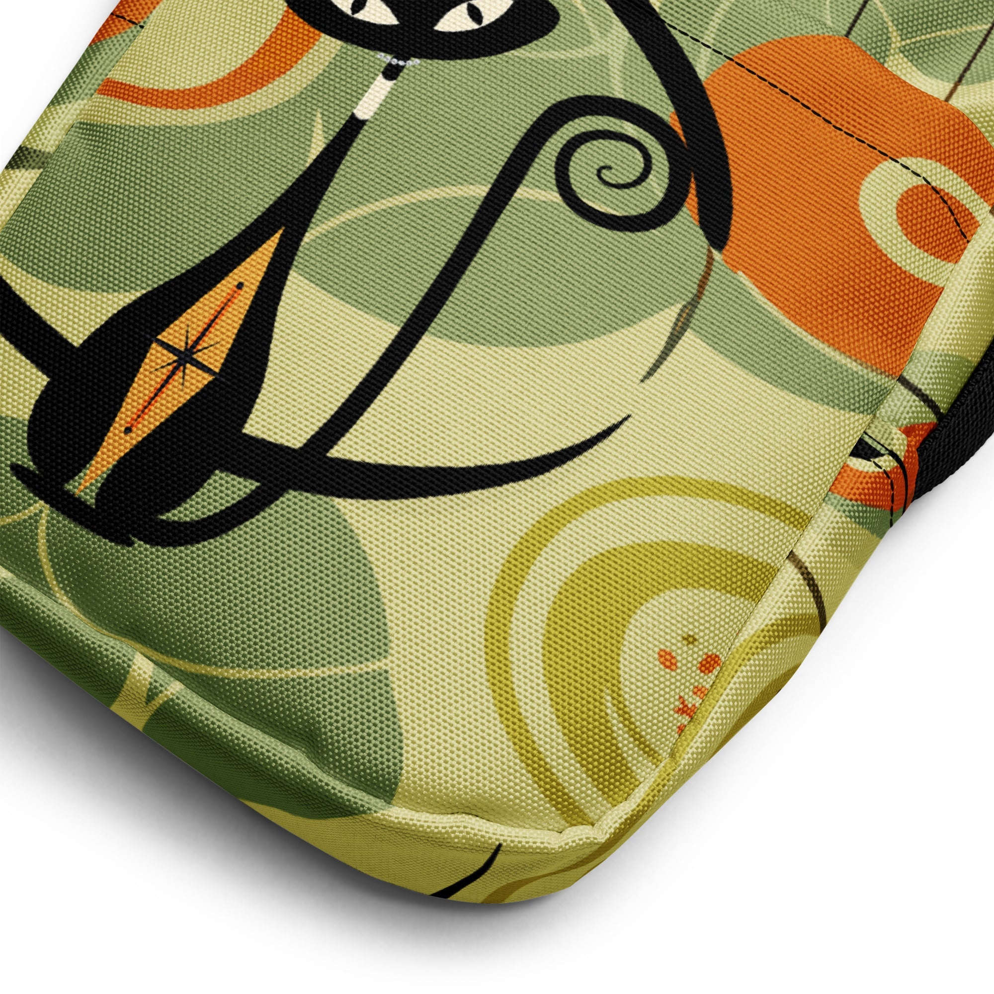 Kate McEnroe New York Atomic Cat Crossbody Bag, Retro Mid Century Modern Sling Bag for WomenCrossbody Bags2457938_19256