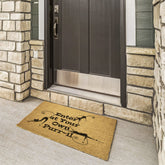Kate McEnroe New York Atomic Cat, Enter at Your Own Purr - il Doormat, Mid Century Modern Kitty, Retro Funny MatDoor Mats36x24outdoor
