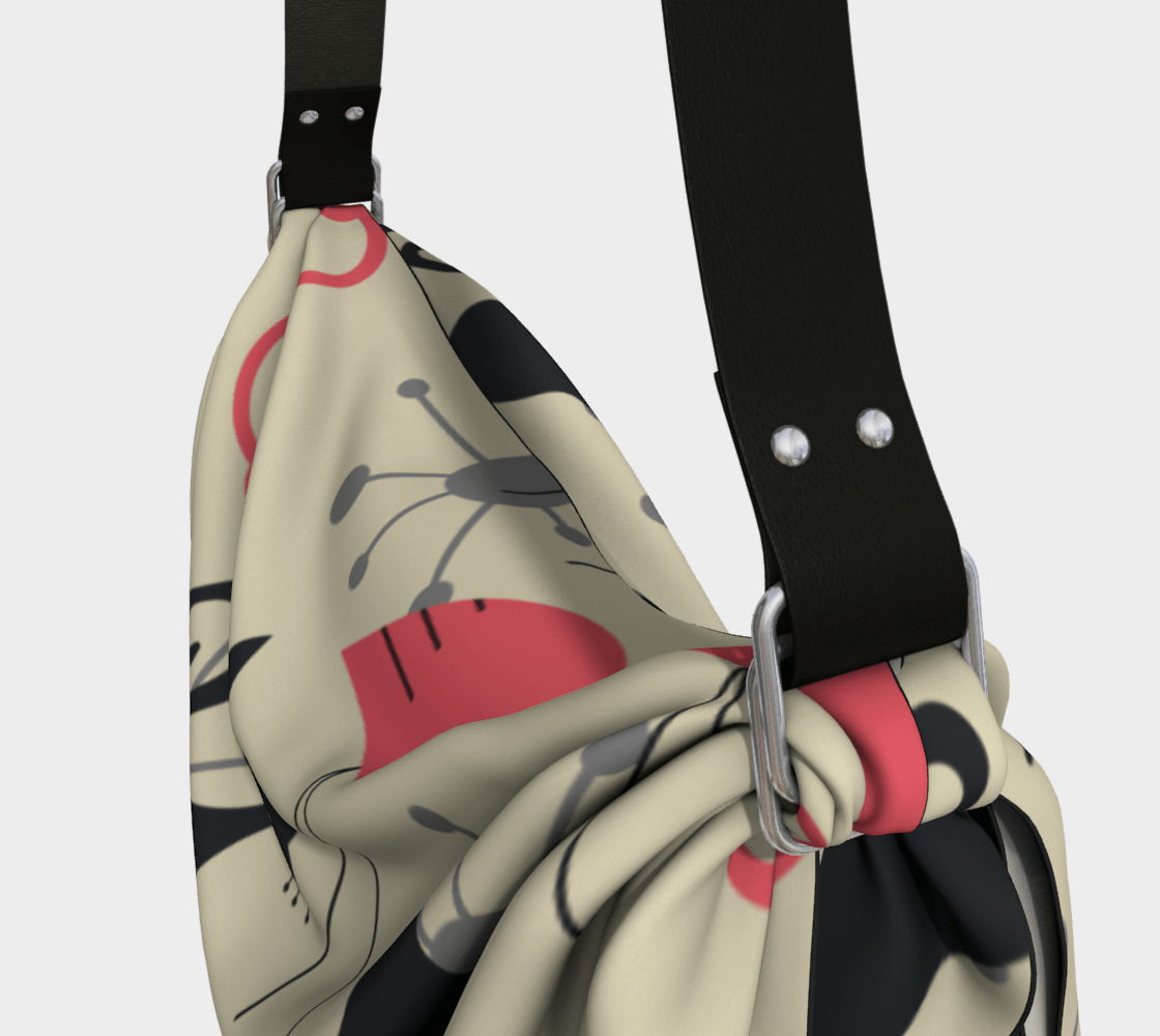 Kate McEnroe New York Atomic Cat Flamingo Origami Tote Bag, Mid Century Modern Picnic Scarf Gift Wrap, Retro 50s MCM StyleHandbags7175789|black|regular