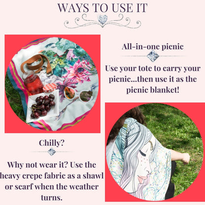 Kate McEnroe New York Atomic Cat Flamingo Origami Tote Bag, Mid Century Modern Picnic Scarf Gift Wrap, Retro 50s MCM StyleHandbags7175789|black|regular