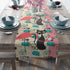 Kate McEnroe New York Atomic Cat Flamingo Table Runner, Retro Mid Century Modern Dining AccentTable Runners19127885555627332077