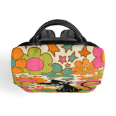 Kate McEnroe New York Atomic Cat Flower Power Backpack, Retro 70s Travel BagBackpacksY57V0O2W-1