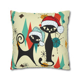 Kate McEnroe New York Atomic Cat Franciscan Diamond Starburst Christmas Pillow Cover, Mid Century Modern Retro Kitschy Holiday DecorThrow Pillow Covers15849119909810970496