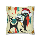 Kate McEnroe New York Atomic Cat Franciscan Diamond Starburst Christmas Pillow Cover, Mid Century Modern Retro Kitschy Holiday DecorThrow Pillow Covers15849119909810970496