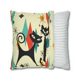 Kate McEnroe New York Atomic Cat Franciscan Diamond Starburst Pillow Cover, Mid Century Modern Retro Kitschy Living Room, Bedroom Accent PillowThrow Pillow Covers10812311349282954132