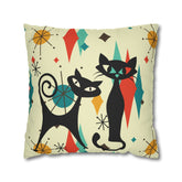 Kate McEnroe New York Atomic Cat Franciscan Diamond Starburst Pillow Cover, Mid Century Modern Retro Kitschy Living Room, Bedroom Accent PillowThrow Pillow Covers10812311349282954132