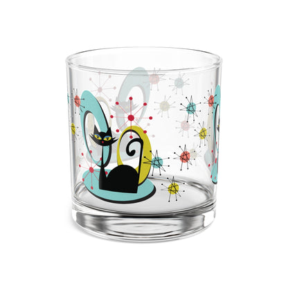 Kate McEnroe New York Atomic Cat Franciscan Starburst Bar Glass, Mid Century Modern Drinkware, Retro Chic GlasswareCocktail Glasses18906250856305063873
