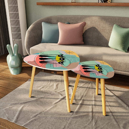 Kate McEnroe New York Atomic Cat Googie 50s Starburst Nesting Tables Set of 2Nesting Tablescfs3XHkhvX