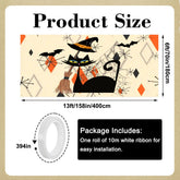 Kate McEnroe New York Atomic Cat Halloween Mid Century Modern Retro Garage Door BannerGarage Door Bannergb8U7zhdpm
