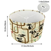 Kate McEnroe New York Atomic Cat Kitsch Mid Century Modern Retro Drum Lamp ShadeLamp ShadesIWUnAiJJiP