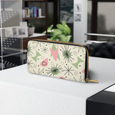 Kate McEnroe New York Atomic Cat Kitschy Mid Century Modern Retro 50s Zip Around WalletWallets12717593549576868291