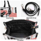 Kate McEnroe New York Atomic Cat Kitschy Retro Mid Century Modern SatchelHandbagsN2M0R3XN-1