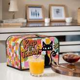 Kate McEnroe New York Atomic Cat Kitschy Toaster Cover, Retro Keep It Toasty MCM Kitchen DecorToaster Covers5vckFKqnIM