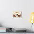 Kate McEnroe New York Atomic Cat Lounge Canvas Art, Mid Century Modern Wall Art, Retro Vintage TV, Telephone, Camera Living Room Decor Canvas Wall Art 10″ x 8″ / 1.25" 14747760133261085258