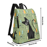 Kate McEnroe New York Atomic Cat Mid Century Modern Backpack, Retro Geometric DaypackBackpacksWLXRKR1W-1