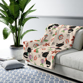 Kate McEnroe New York Atomic Cat Mid Century Modern Boho Christmas Sherpa Fleece BlanketBlankets30747060758325597237