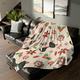 Kate McEnroe New York Atomic Cat Mid Century Modern Boho Christmas Sherpa Fleece BlanketBlankets30747060758325597237