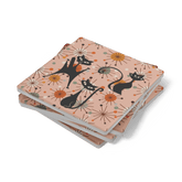 Kate McEnroe New York Atomic Cat Mid Century Modern Coasters, Retro Starburst Drink MatsCoasters7021