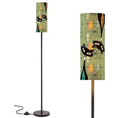 Kate McEnroe New York Atomic Cat Mid Century Modern Floor Lamp, Retro Sputnik Starburst Accent Light, 50s MCM Home DecorFloor Lamps0qdSrTQKOq