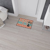 Kate McEnroe New York Atomic Cat Mid Century Modern Floor Mat, Retro Starburst RugDoor Mats18152788359321381718
