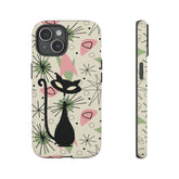 Kate McEnroe New York Atomic Cat Mid Century Modern iPhone CasePhone Cases13703740676247356031