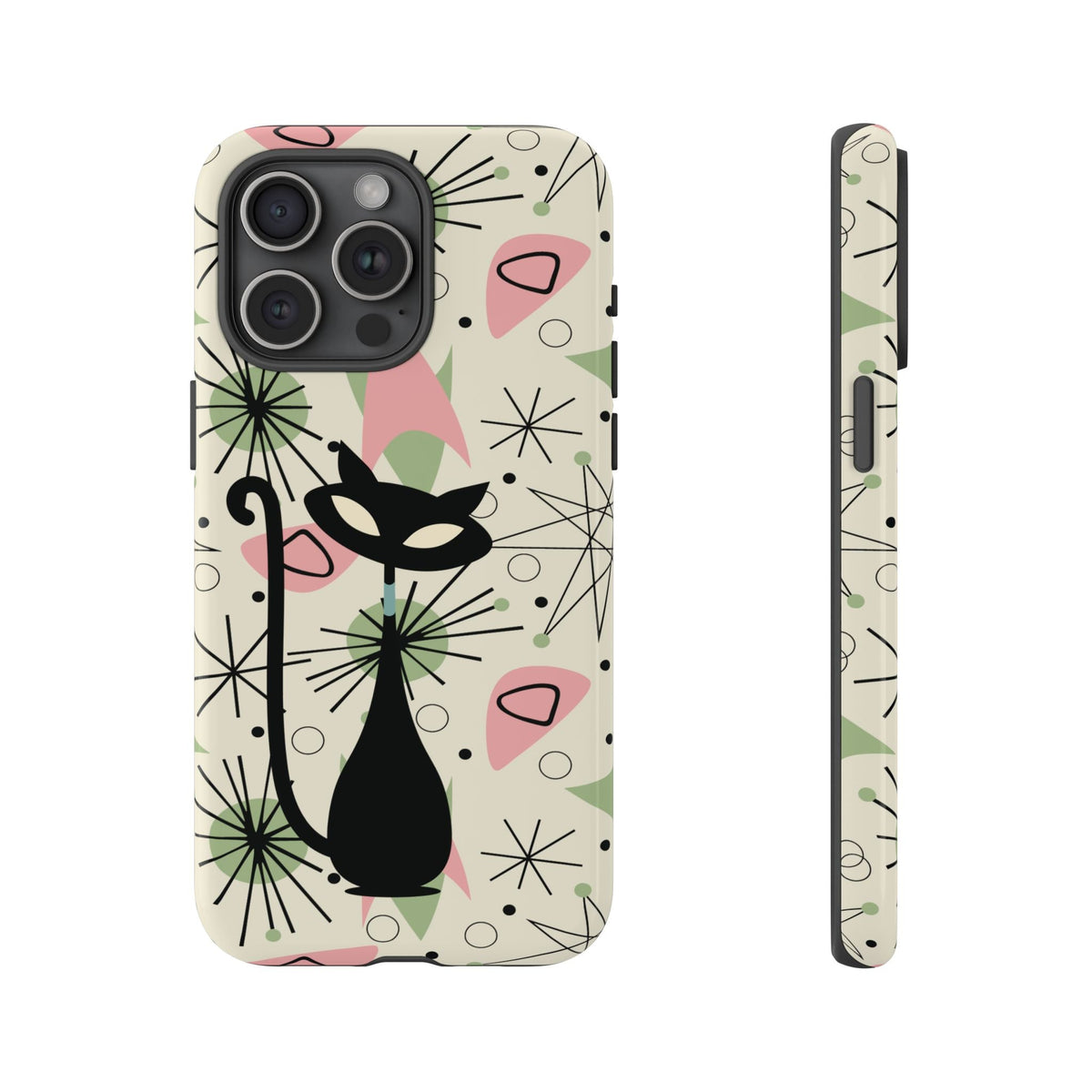 Kate McEnroe New York Atomic Cat Mid Century Modern iPhone CasePhone Cases16661743222469437222