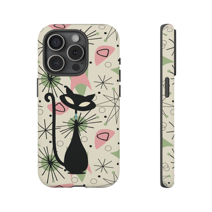 Kate McEnroe New York Atomic Cat Mid Century Modern iPhone CasePhone Cases18958712068494103283