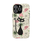 Kate McEnroe New York Atomic Cat Mid Century Modern iPhone CasePhone Cases19107043437984740989