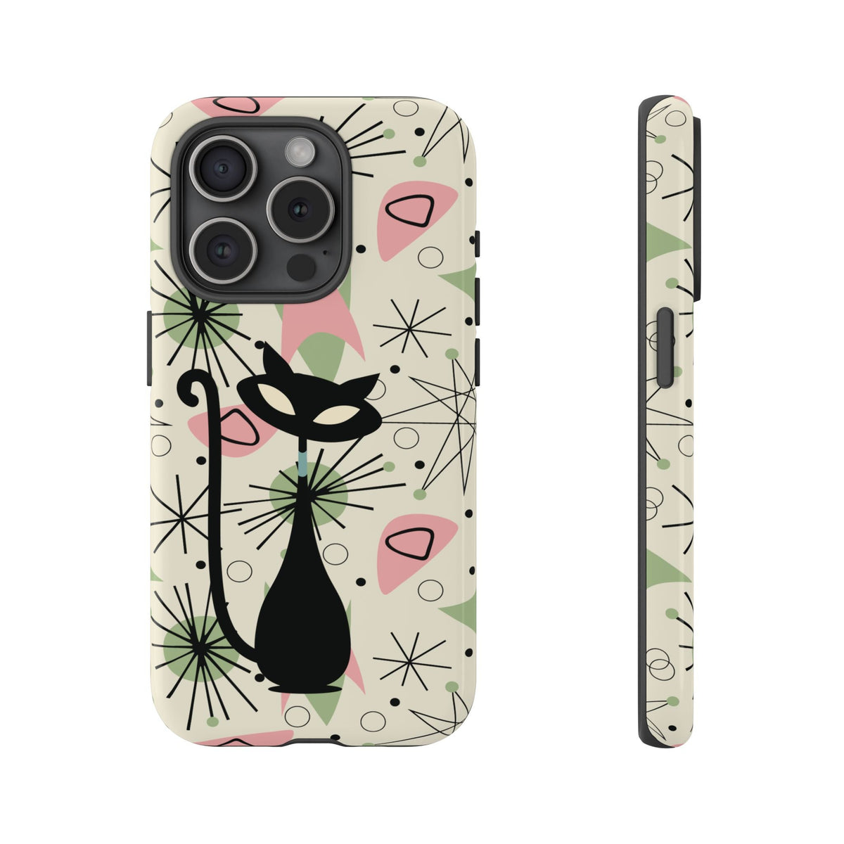 Kate McEnroe New York Atomic Cat Mid Century Modern iPhone CasePhone Cases21726928076092573639