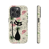 Kate McEnroe New York Atomic Cat Mid Century Modern iPhone CasePhone Cases21726928076092573639