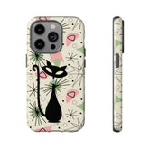 Kate McEnroe New York Atomic Cat Mid Century Modern iPhone CasePhone Cases23507240391232324361
