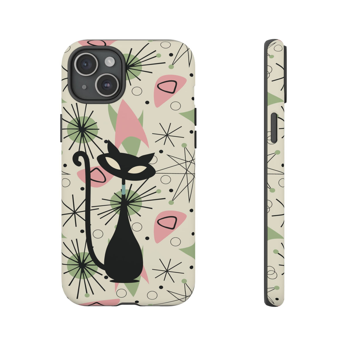 Kate McEnroe New York Atomic Cat Mid Century Modern iPhone CasePhone Cases25314698330118740725