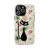 Kate McEnroe New York Atomic Cat Mid Century Modern iPhone CasePhone Cases32218659031190180893