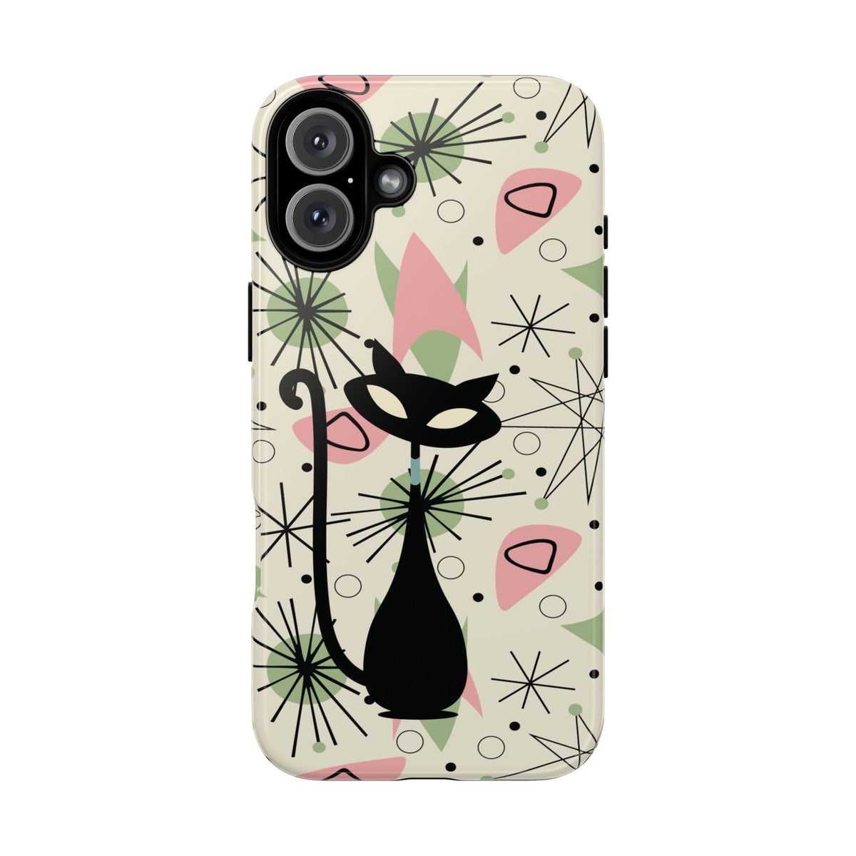 Kate McEnroe New York Atomic Cat Mid Century Modern iPhone CasePhone Cases32944317438177789061