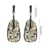 Kate McEnroe New York Atomic Cat Mid Century Modern Kisslock Purse, Retro Crossbody HandbagCrossbody BagsD3361304