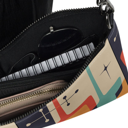 Kate McEnroe New York Atomic Cat Mid Century Modern Kitschy Retro MCM Crossbody BagCrossbody Bags1343976_16704