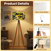 Kate McEnroe New York Atomic Cat Mid Century Modern Kitschy Retro Tripod Floor LampTripod Floor LampsBmNotV1eDk