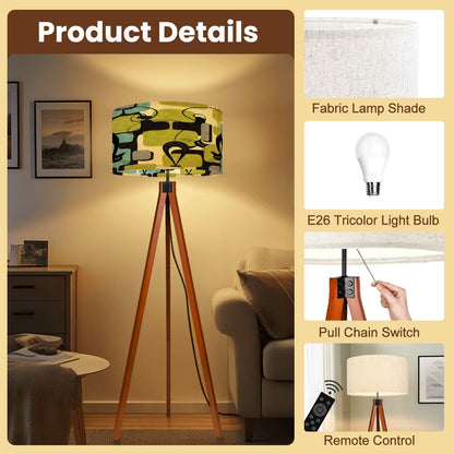 Kate McEnroe New York Atomic Cat Mid Century Modern Kitschy Retro Tripod Floor LampTripod Floor LampsBmNotV1eDk