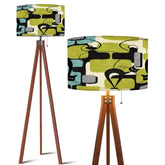 Kate McEnroe New York Atomic Cat Mid Century Modern Kitschy Retro Tripod Floor LampTripod Floor LampsBmNotV1eDk